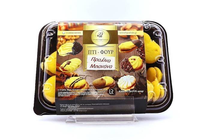 ΤΡΙΑΝΤΑΦΥΛΛΟΣ ΠΤΙ-ΦΟΥΡ 400gr. - (ΠΡΑΛΙΝΑ ΜΠΑΝΑΝΑ)