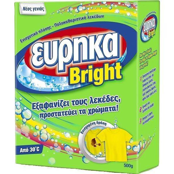 ΕΥΡΗΚΑ bright καθαριστικό λεκέδων 500gr