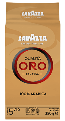 LAVAZZA ΚΑΦΕΣ 250GR QUALITA ORO 100% ARABICA (5/10 INTENSITY)