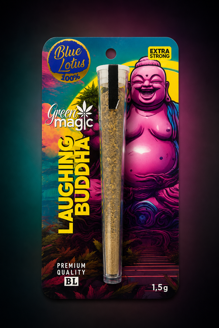 GREEN MAGIC ΠΡΟΙΟΝ ΜΠΛΕ ΛΩΤΟΥ ΕΤΟΙΜΟ ΤΣΙΓΑΡΟ 1,5G LAUGHING BUDDHA (100% BLU