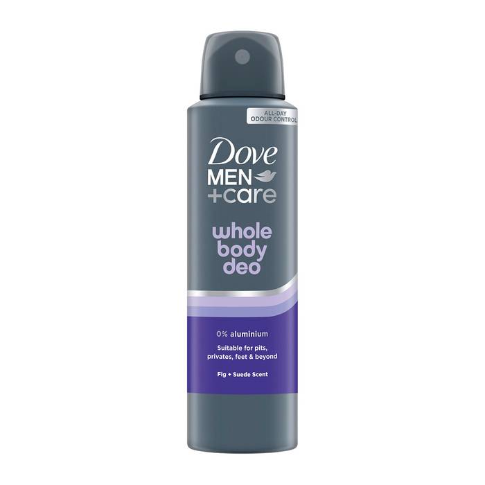 DOVE WHOLE BODY SPRAY MEN 150ml FIG και SUEDE SCENT