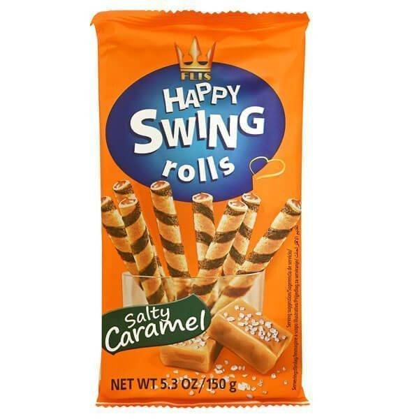 HAPPY SWING ROLLS 150gr. - (ΑΛΑΤΙΣΜΕΝΗ ΚΑΡΑΜΕΛΑ)