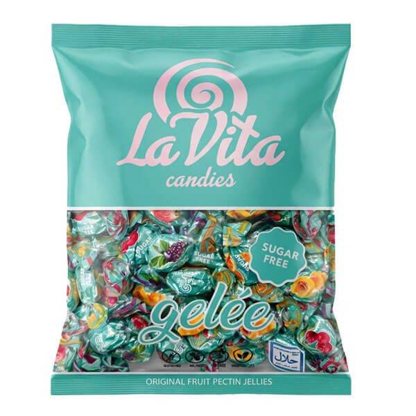 LA VITA JELLY 1kgr (MIX 6 FRUITS) - (SUGAR FREE)