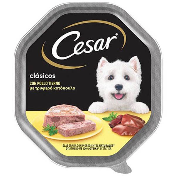 CESAR σκυλοτροφή κοτόπουλο 150gr