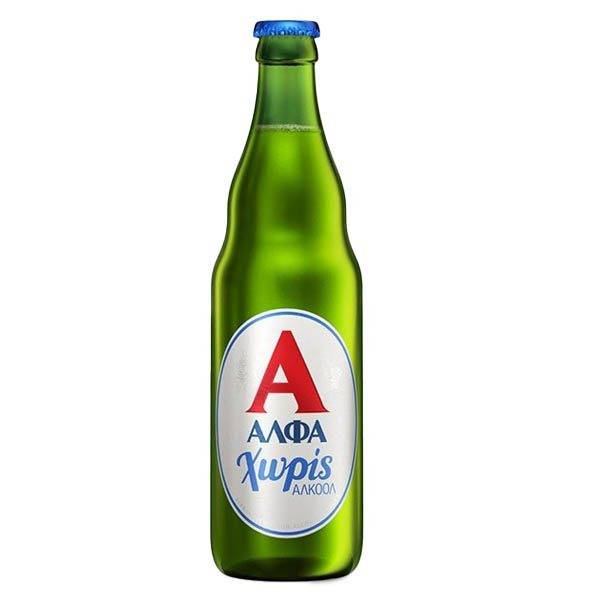 ΑΛΦΑ ΜΠΥΡΑ ΧΩΡΙΣ ΑΛΚΟΟΛ 500ml - (ΦΙΑΛΗ)