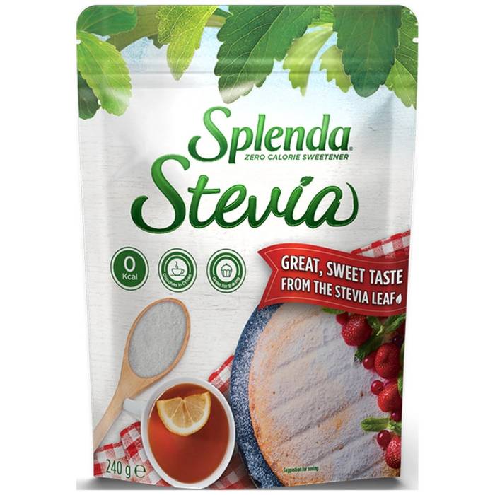 SPLENDA γλυκαντικό στέβια σε σκόνη 240gr