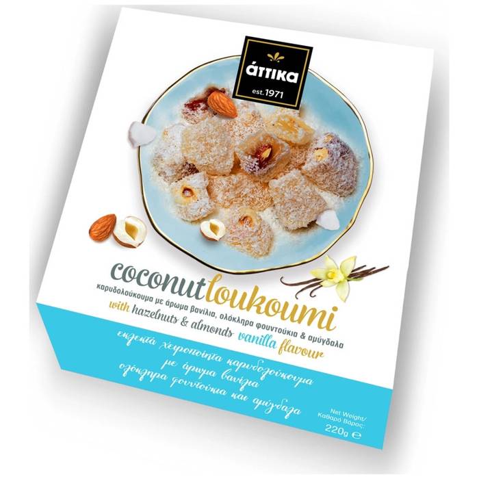 ATTIKA SWEETS καρυδολούκουμο 220gr
