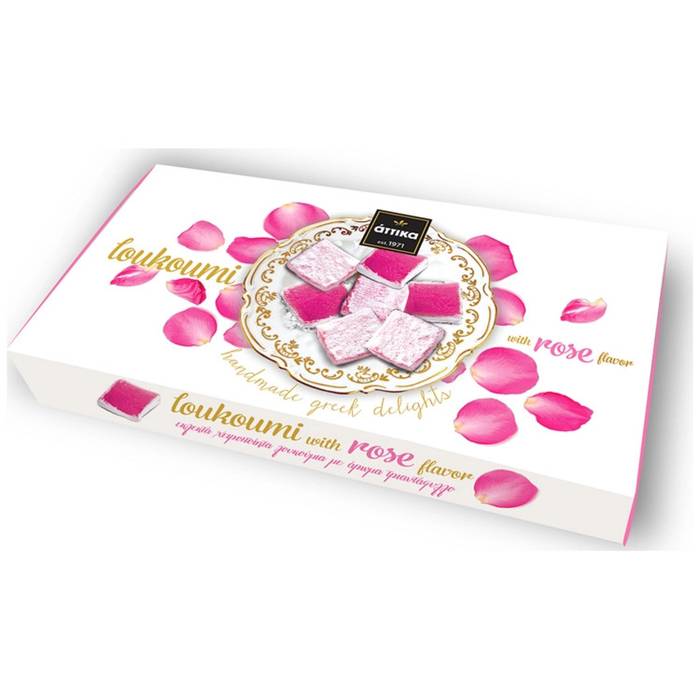 ATTIKA SWEETS λουκούμια με τριαντάφυλλο 280gr