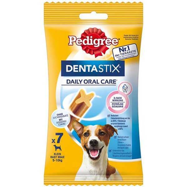 PEDIGREE dentastix σνακ για σκύλους small 5-10kg 7τεμ 110gr