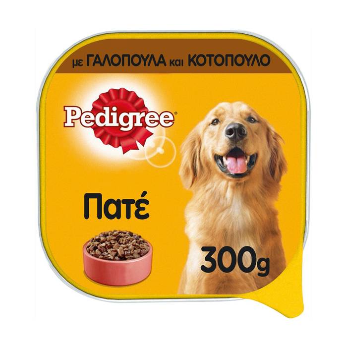 PEDIGREE πατέ σκυλοτροφή γαλοπούλα και κοτόπουλο 300gr