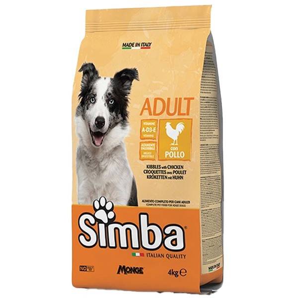 SIMBA σκυλοτροφή κροκέτα κοτόπουλο 4kg