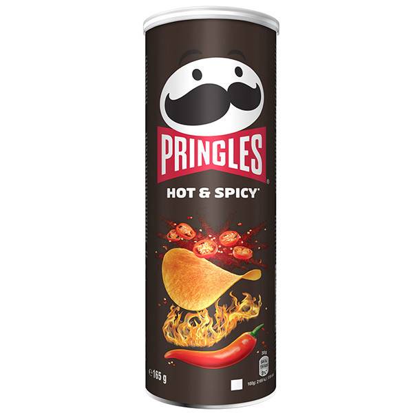 PRINGLES πατατάκια hot και spicy 165gr