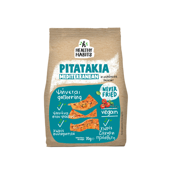HEALTHY HABITS Pitatakia με μεσογειακή γεύση 70gr