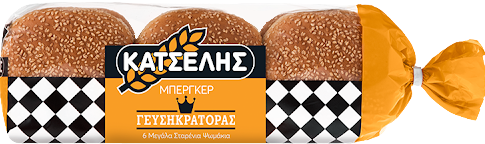 ΚΑΤΣΕΛΗΣ ψωμάκια για μπέργκερ 6x94gr