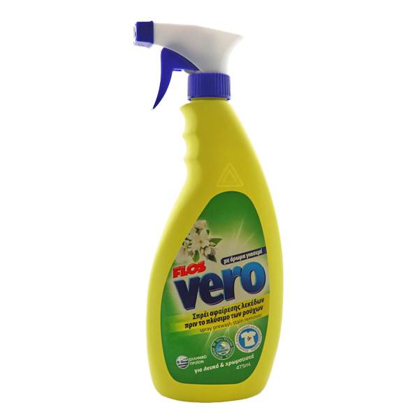 FLOS Vero pre wash καθαριστικό λεκέδων με άρωμα γιασεμί αντλία 475ml