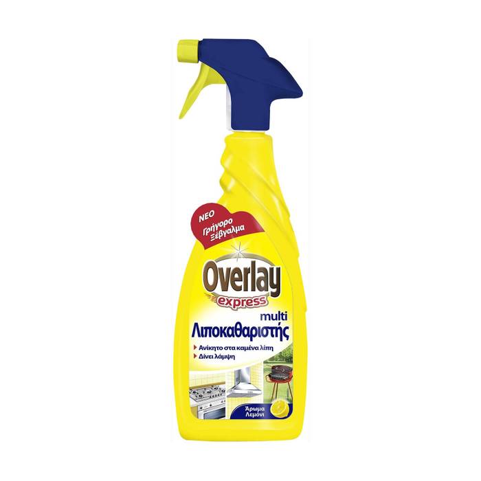 OVERLAY express λιποκαθαριστής με λεμόνι 650ml