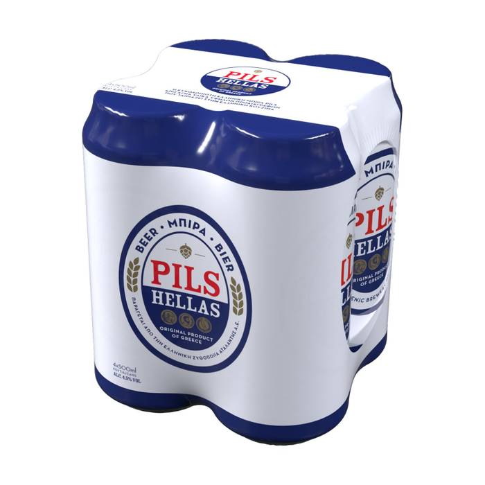 PILS Hellas μπύρα κουτί 4x500ml