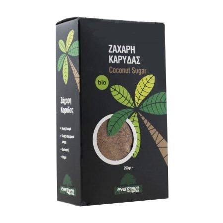 EVERGREEN ORGANICS ζάχαρη καρύδας βιολογικό 250gr