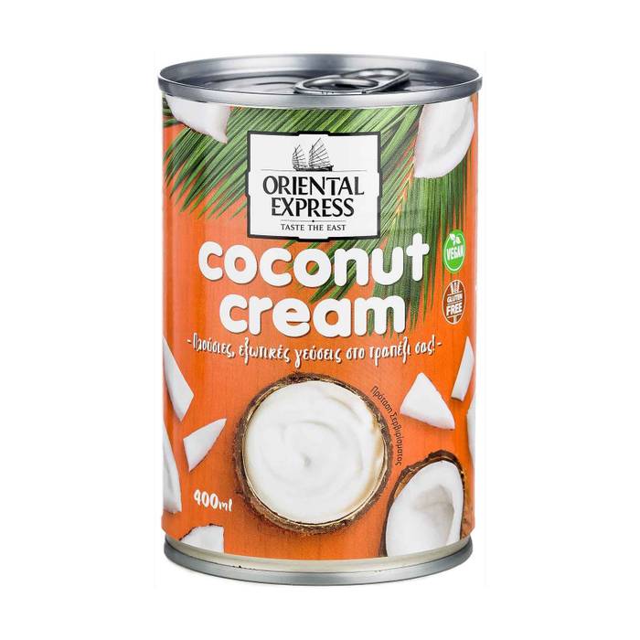 ORIENTAL EXPRESS κρέμα καρύδας vegan χωρίς γλουτένη 400gr