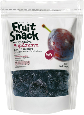 SDOUKOS fruit for snack αποξηραμένα δαμάσκηνα απύρηνα 200gr