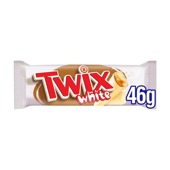 TWIX σοκολάτα λευκή με μπισκότο καραμέλα 46gr