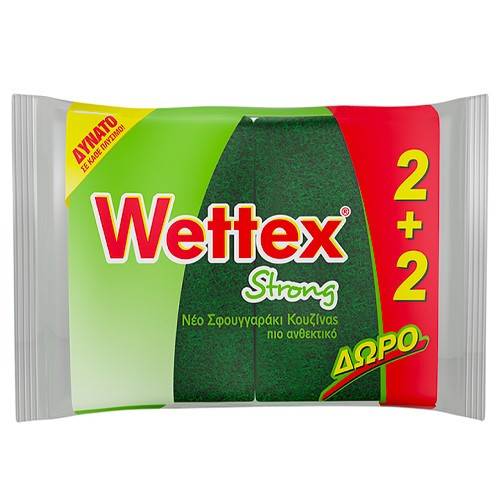WETTEX σφουγγαράκι κουζίνας 4τεμ