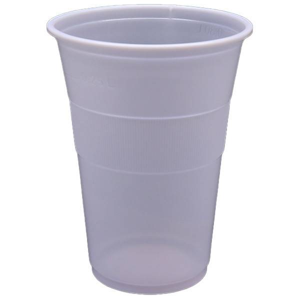 LUX PLAST ποτήρι φραπέ λευκό 330ml 50τεμ