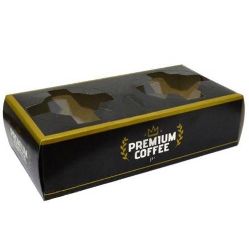 PREMIUM COFFEE easy open ποτηροθήκη 2 θέσεων 50τεμ