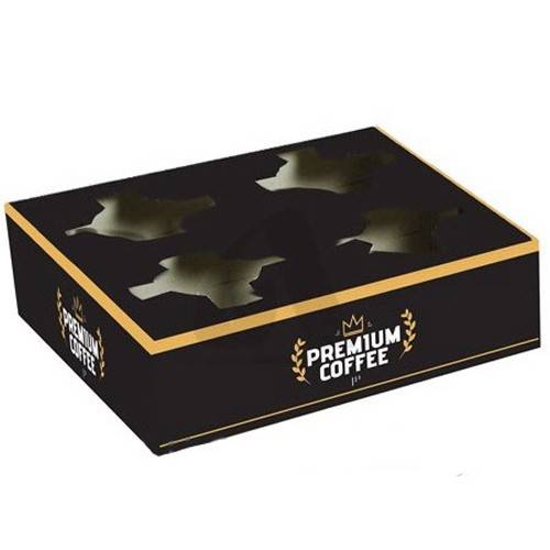 PREMIUM COFFEE easy open ποτηροθήκη 4 θέσεων 50τεμ