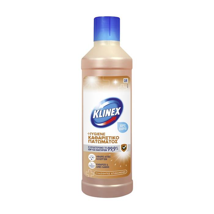 KLINEX hygiene υγρό καθαριστικό πατώματος για ευαίσθητες επιφάνειες 1lt