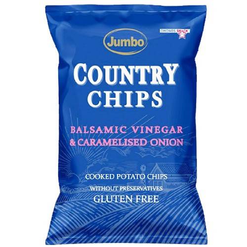 OHONOS SNACKS Jumbo country chips με βαλσάμικο ξύδι και καραμελωμένα κρεμμύδια 150gr