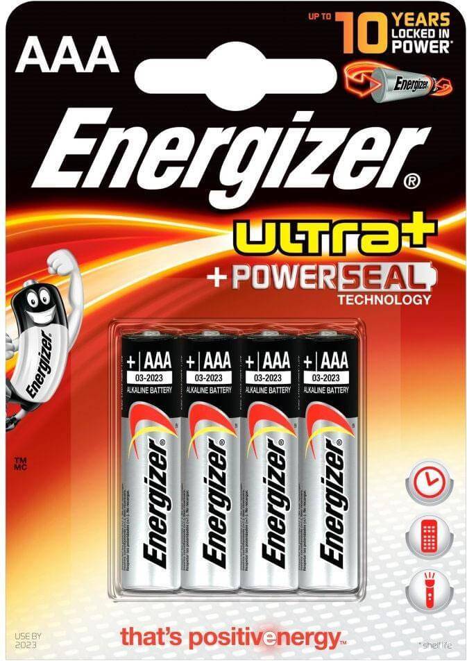 ENERGIZER μπαταρίες αλκαλικές AAA 4τεμ