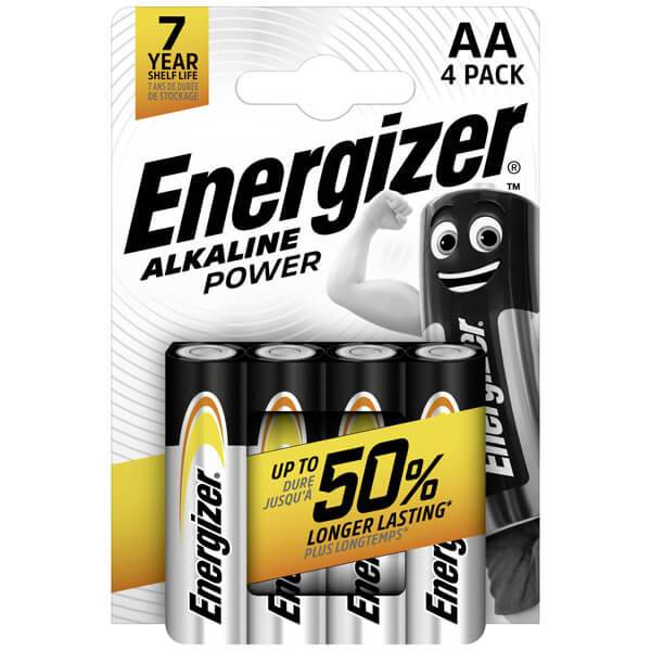 ENERGIZER μπαταρίες αλκαλικές AA 4τεμ