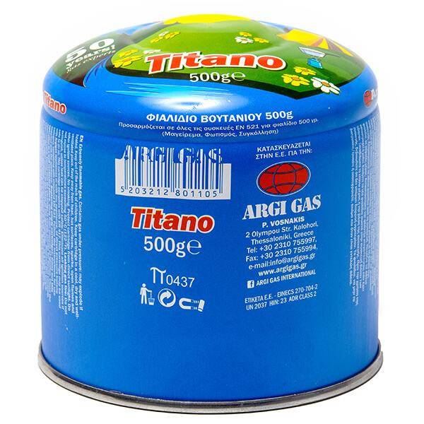 ARGI GAS φιαλίδιο από υγρό τιτάνιο 500gr