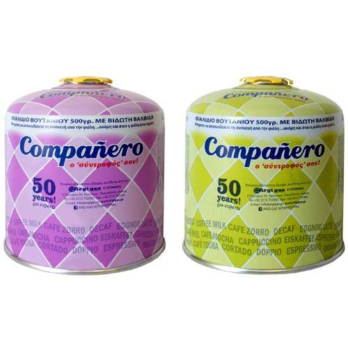 COMPANERO φιάλη με βαλβίδα ασφαλείας 500ml