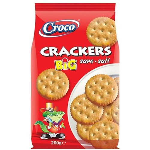 CROCO big crackers με αλάτι 200gr