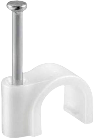 EUROLAMP ρόκα 6/25mm λευκό 100τεμ