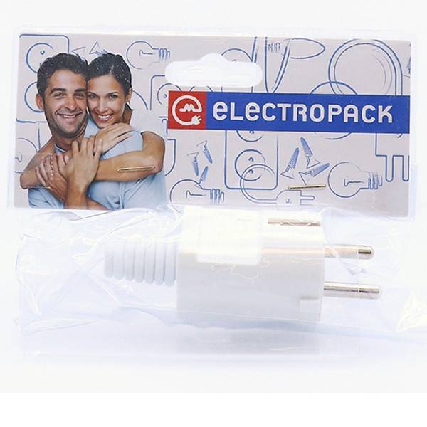ELECTROPACK φις σούκο αρσενικό blister