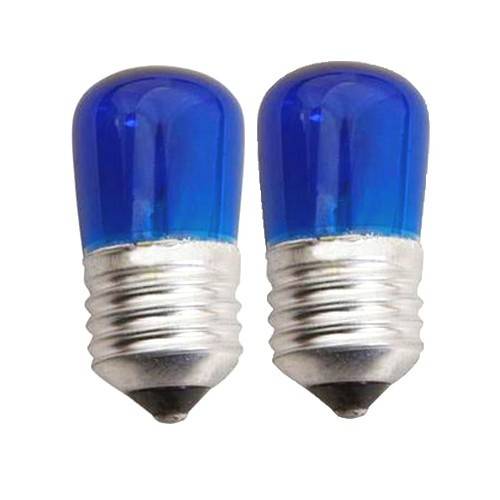 EUROLAMP λάμπα νυχτός E27 T30 5W μπλε 30x60mm 2τεμ