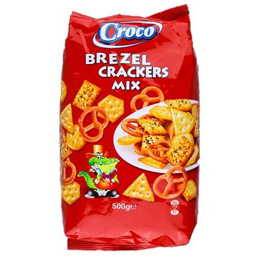 CROCO crackers brezel mix 500gr
