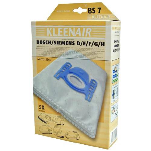 KLEENAIR σακούλα για ηλεκτρική σκούπα Bosh / Siemens D/E/F/G/H 5τεμ