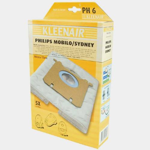 KLEENAIR σακούλα για ηλεκτρική σκούπα Philips mobilo / sydney 5τεμ