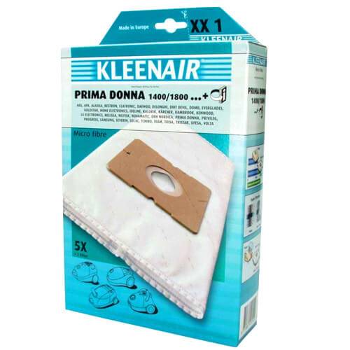 KLEENAIR σακούλα για ηλεκτρική σκούπα Prima Donna 1400/1800 5τεμ