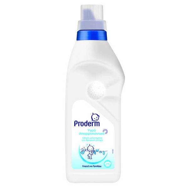PRODERM υγρό απορρυπαντικό ρούχων 17μεζ 1,25lt