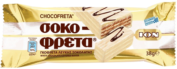 ΙΟΝ σοκοφρέτα με λευκή σοκολάτα 38gr