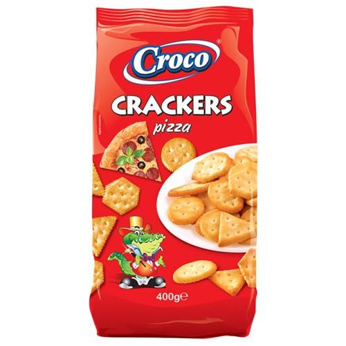 CROCO crackers με πίτσα 400gr