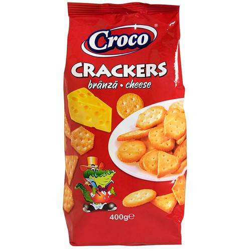 CROCO crackers με τυρί 400gr