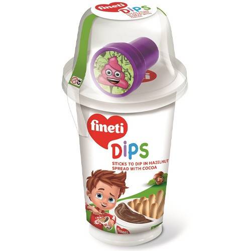 FINETI dips στικς με πραλίνα φουντουκιού 45gr και δώρο