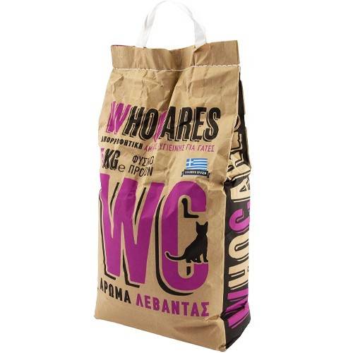 WHO CARES άμμος υγιεινής γάτας με άρωμα λεβάντας 5kg