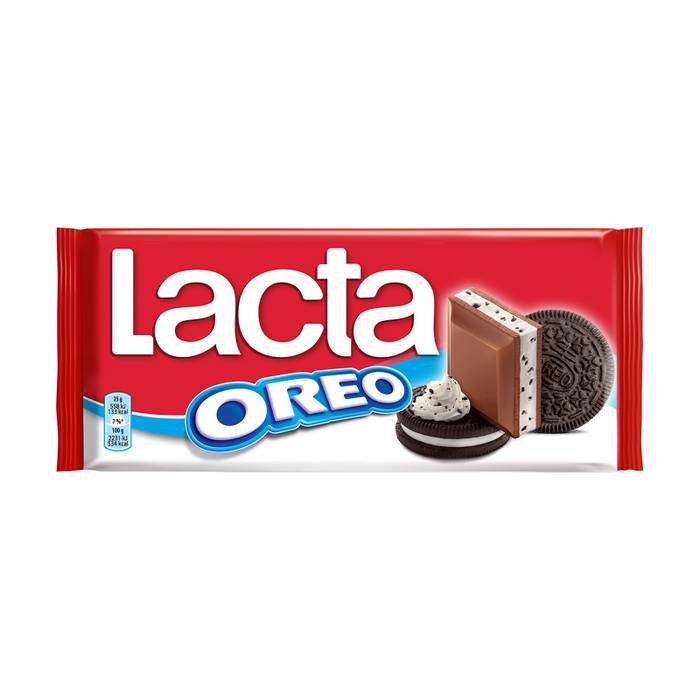 LACTA σοκολάτα γάλακτος με oreo 105gr